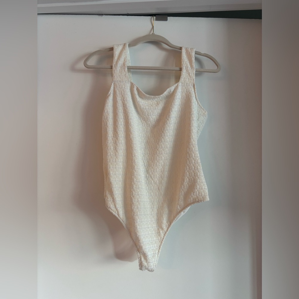 Show Me Your MuMu Rory Cream Bodysuit (XL)